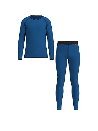 LÖFFLER | Kinder Unterzieh Set TRANSTEX® WARM | blau